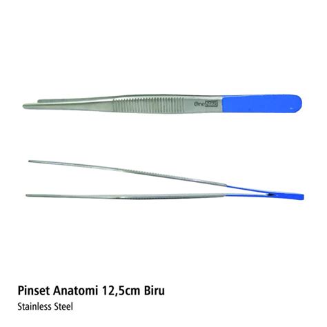 Jual New Pinset Anatomis Cirurgis Cm Stainless Steel Biru Onemed