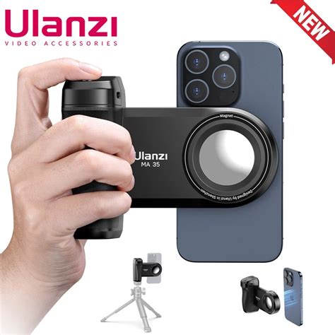 Ulanzi Phone Selfie Booster Handle Grip Bluetooth Estabilizador De Foto