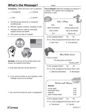 Propaganda Whats The Message Lesson Plan Forms Of Propaganda