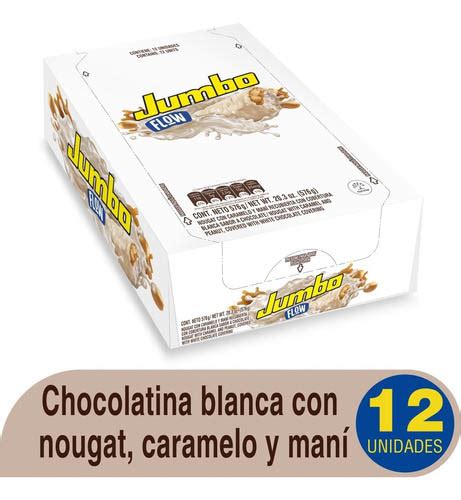 Chocolatina Jumbo Flow Blanca Gr X Und