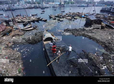 The Polluted River Buriganga And Its Surrounding Lives And Industries