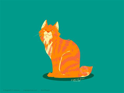 Fluffy American Bobtail By Birgitte M R Johnsen On Dribbble