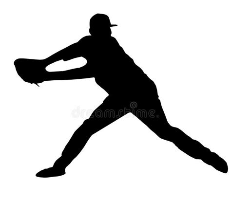 Silhouette Of Baseball Batsman Hitting Ball Originating Image From