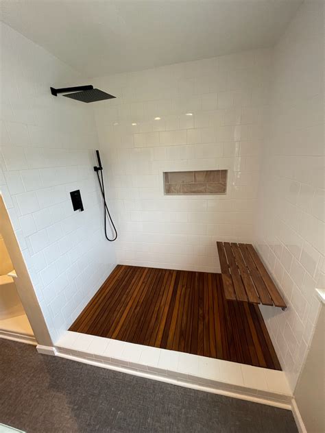 Teak Shower Floors Carib Teak