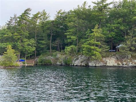 Burgess Island An Island Campsite On Lake George