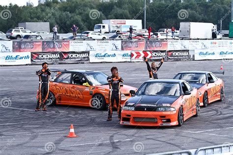 Drift Show Orange Team Editorial Stock Image Image Of Rally 21068884