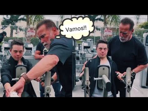 Este Joven Entrena Con Arnold Schwarzenegger Crossfit YouTube