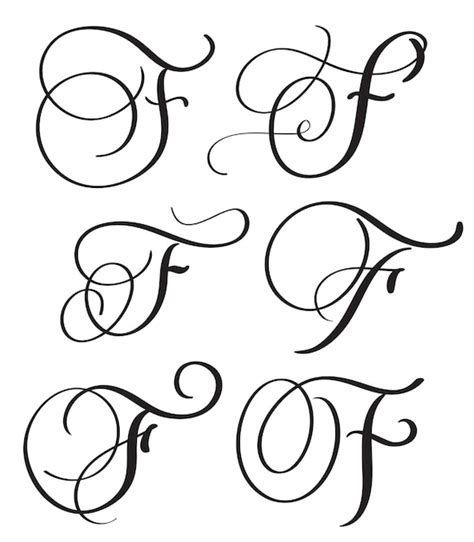 Images de Calligraphie F Téléchargement gratuit sur Freepik