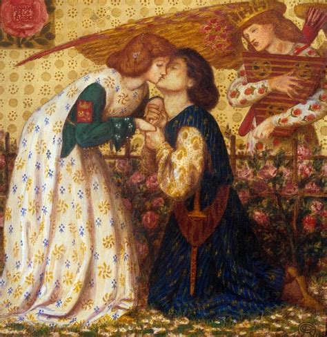 Dante Gabriel Rossetti Roman De La Rose 1864 Pre Raphaelite Art