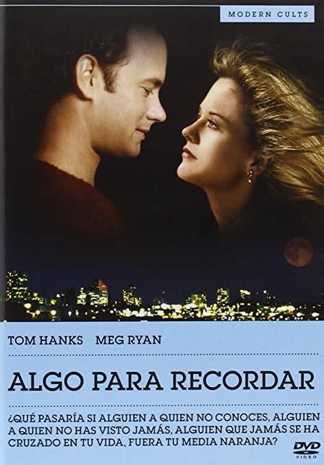 Algo Para Recordar DVD Amazon Es Tom Hanks Meg Ryan Nora Ephron