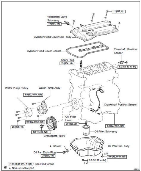 Toyota 2AZ FE Engine Diagram