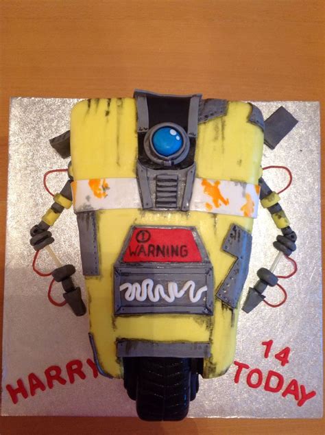 Claptrap Borderlands Birthday Cake Th Birthday Cakes For Men