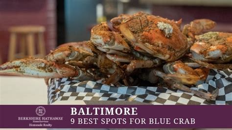 9 Best Spots For Blue Crab In Baltimore