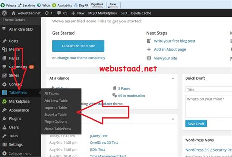 How To Add Tables In WordPress Posts And Pages Webustaad Net