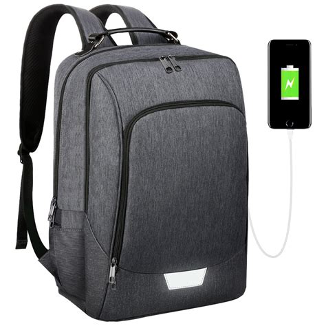 Vbiger 17 Inch Travel Laptop Backpack with USB Charging Port ...