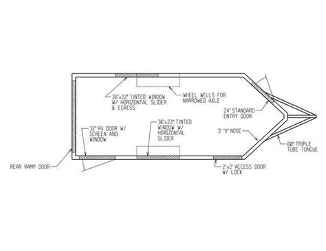 Cargo Trailer Conversion Floor Plans - floorplans.click