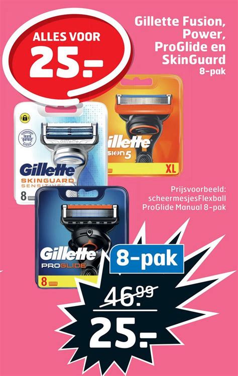 Gillette Fusion Power Proglide En Skinguard Pak Aanbieding Bij