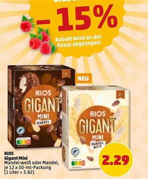 Rios Gigant Mini Angebot Bei Penny Prospekte De