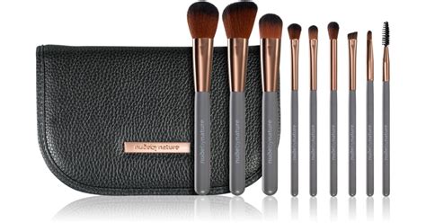 Nude by Nature Professional Brush Set zestaw pędzli z etui