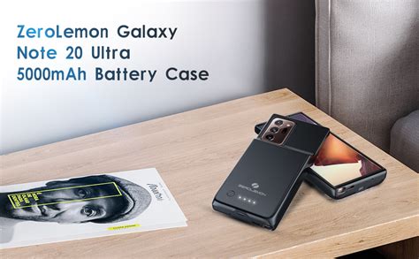 Zerolemon Battery Case For Galaxy Note 20 Ultra 5000mah