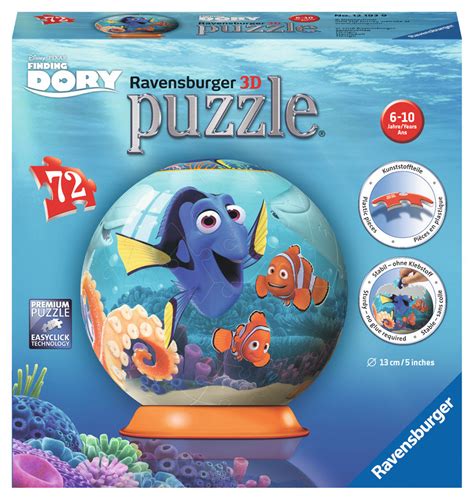 Ravensburger Puzzle 3D Gdzie Jest Dory 72 El Ravensburger Sklep