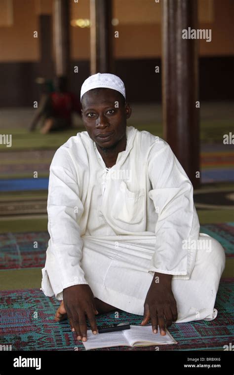 Muslim in a Lome mosque, Lome, Togo, West Africa Stock Photo, Royalty ...