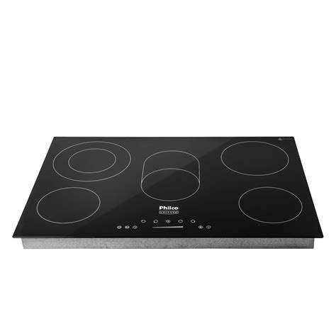 Cooktop Indução Philco Pct05vc Volcano 5 Bocas 8400w 220v Madeiramadeira