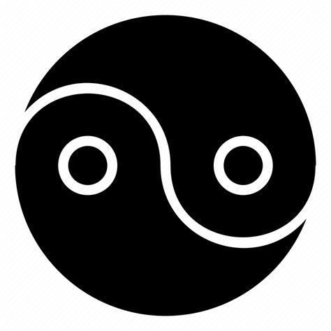 Korean Culture Korean Symbol Taijitu Taoism Yin Yang Icon