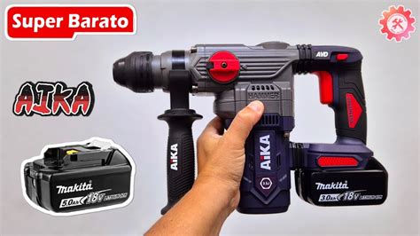 MELHOR QUE MAKITA BOSCH DEWALT SERÁ Martelete Furadeira AIKA 20V