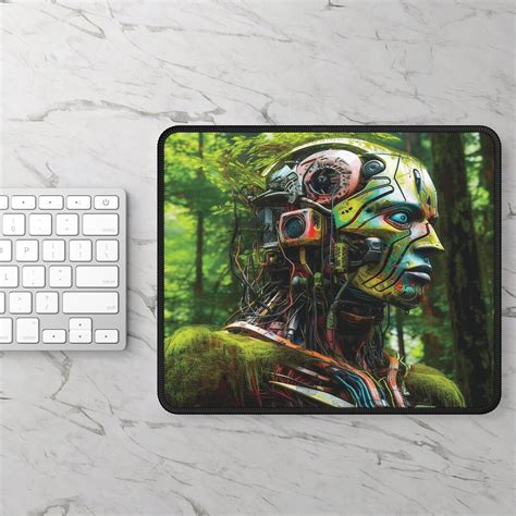 Cyberpunk Mousepad Gaming Desk Decor Cyberpunk Deskmat PC - Etsy