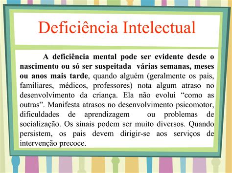 Deficiência Intelectual Ou Mental - Deficiência Intelectual/Mental | PPTX