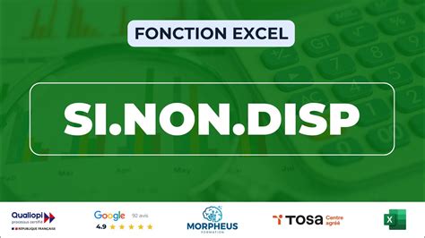 Comment Utiliser La Fonction Si Non Disp Sur Excel Youtube