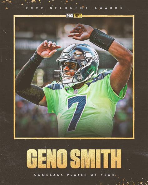 Geno Smith Is Your Comeback Player Of The Year Rseahawks