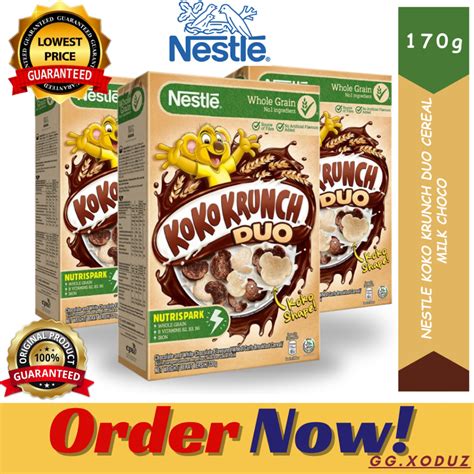 Nestle Koko Krunch Duo Honey Stars Cereal Milk Chocolate G G