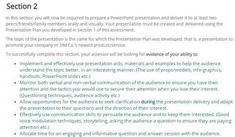 BSBCMM401A Make A Presentation Assessment Answers