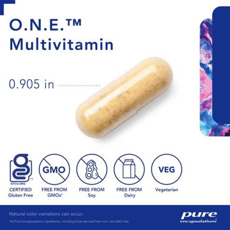 Pure Encapsulations O.N.E. Multivitamin Capsules (120 count) – Smallflower