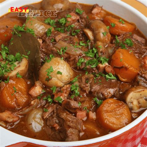 B Uf Bourguignon Et Cr Me De Poireaux Une Recette Authentique Et