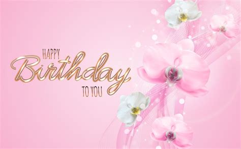 Happy Birthday Orchid Flower Images