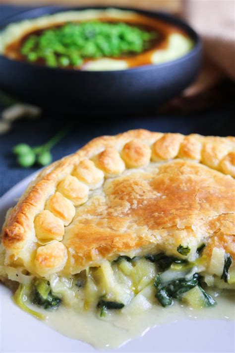 Vegan Cheese Leek And Spinach Pie A Veg Taste From A To Z