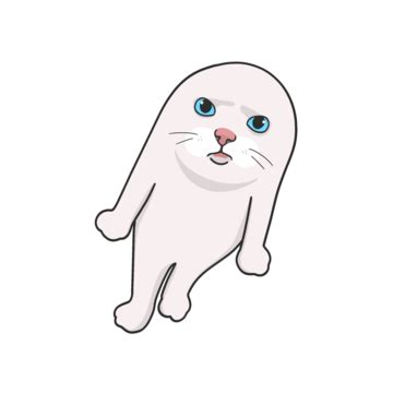 cat meme clipart transparent png hd meme cat cat emoji facebook