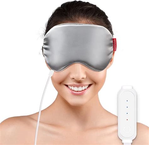 Amazon Heated Sleep Eye Mask Electric Usb Silk Heating Eye Masks