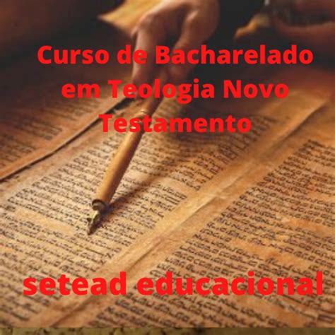 Curso De Bacharelado Em Teologia Novo Testamento Portal Setead