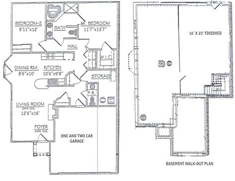 Two Bedroom Floor Plans - Home Plans & Blueprints | #61449