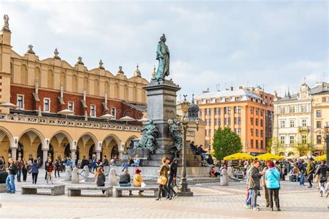 Architecture of Krakow, Poland Editorial Photo - Image of blue, architecture: 106448106