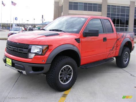 Molten Orange Tri Coat 2010 Ford F150 Svt Raptor Supercab 4x4 Exterior Photo 23096147