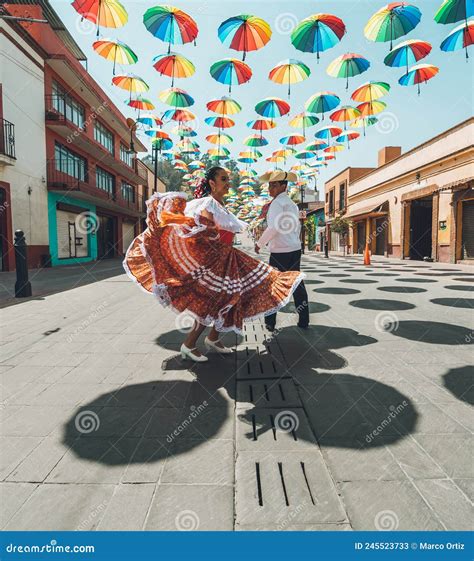 Dancers Of Typical Mexican Dances From The Central Region Of Mexico