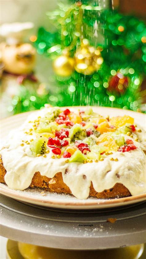 Easy Christmas Fruit Cake Recipe {Kid-Friendly} - RecipeMagik