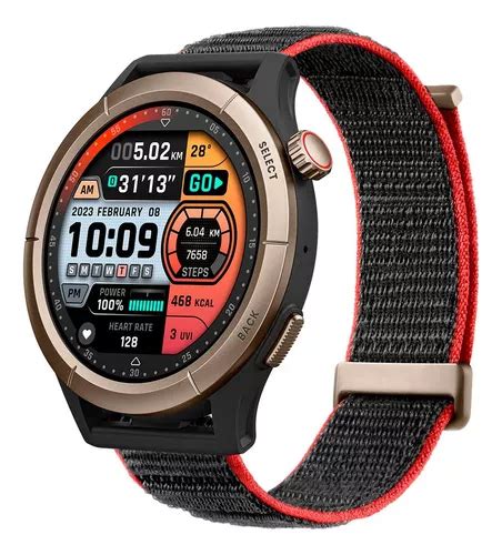 Reloj Smartwatch Amazfit Cheetah Pro Titanium Black Caja Negro