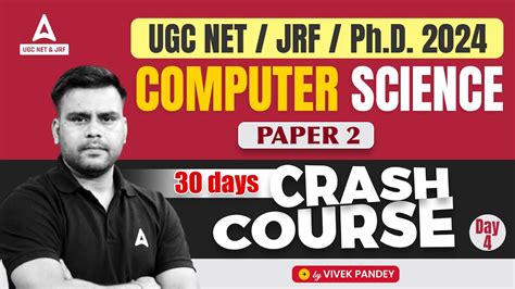 UGC NET Computer Science Crash Course 4 Computer Science By Vivek