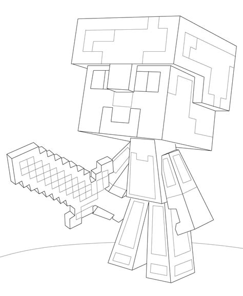 Minecraft Da Colorare Disegni Da Colorare